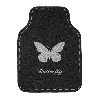 car mats, Universal Foot Pad - butterfly-foot-pads-front