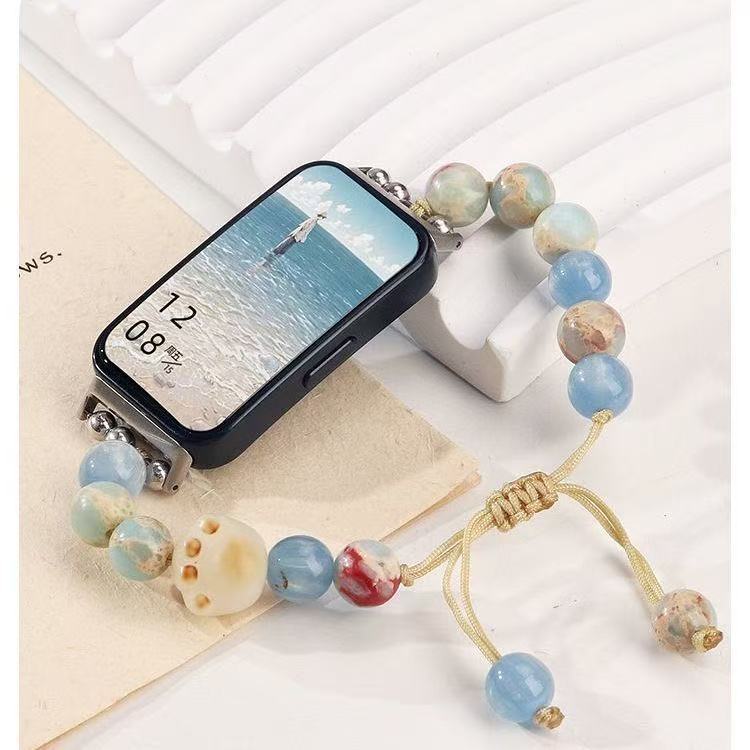 Suitable for Xiaomi Mi Band 8 Wristband Xiaomi Smart Sports Bracelet 7/6543Nfc Girls Cute Woven Strap