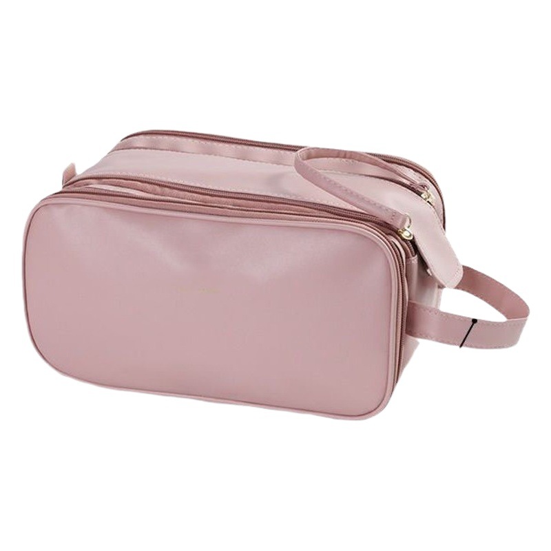 Bolsa de cosméticos súper popular para mujeres de gran capacidad portátil de viaje 2023 nuevo cepillo de maquillaje de alta calidad bolsa de almacenamiento de artículos de tocador