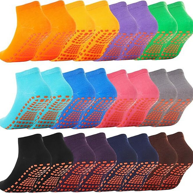 Children's Non-Slip Socks, Men's and Women's Adult Floor Socks, Indoor Parent-Child Paradise Trampoline Socks, Professional Yoga Floor Socks