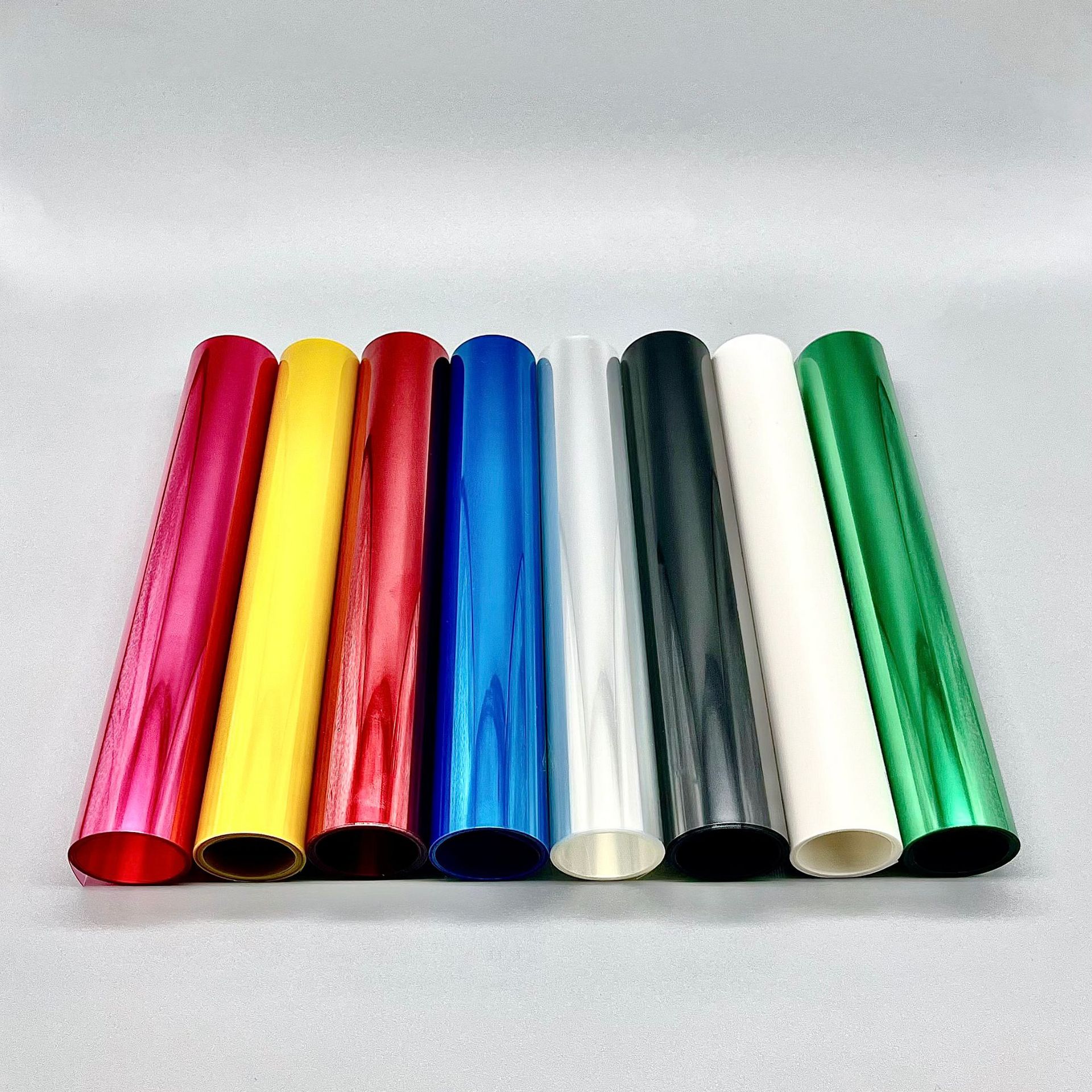 预涂膜透明保护膜显示器屏幕双层pet硅胶保护膜铝材塑料pc板材膜