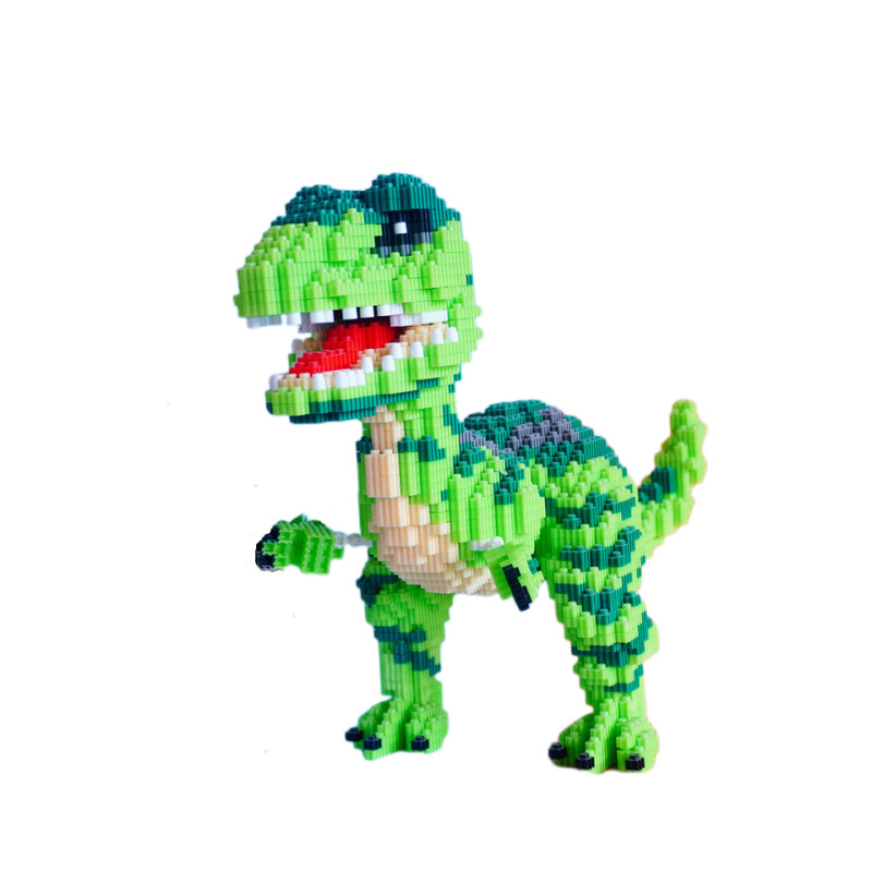 Constructor, toy, dinosaur, three dimensional brainteaser, small particles, in 3d format, Birthday gift 5