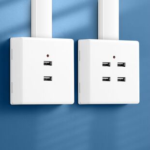 Type 86 USB Socket Panel Surface-Mounted Concealed Two-Hole Four-Hole USB Charging Socket 220V Low Voltage 36V to 5V