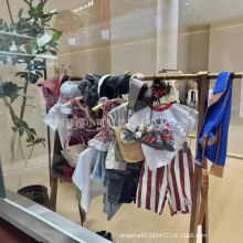 巴拉巴拉童装 夏季女童吊带裙童装尾款清货实体直播摆摊童装货源