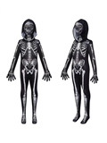 Скелет для детей и взрослых подходит для мужчин и женщин, xэллоуин, выпускной вечер, косплей