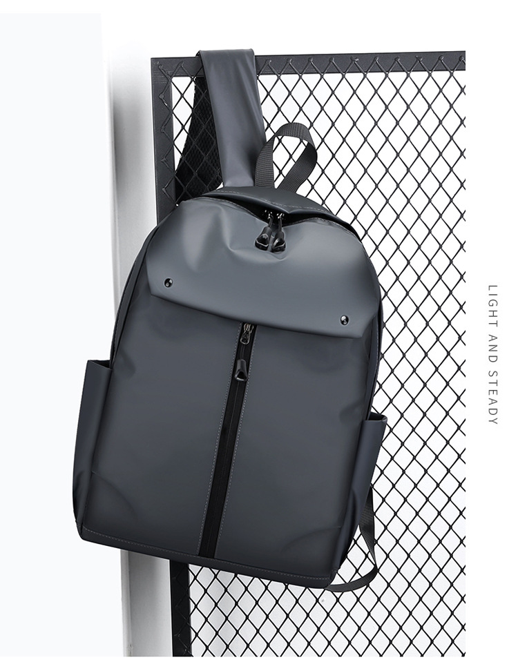 Men's outdoor large-capacity business travel bag, computer backpack, fashionable and casual student schoolbag backpack undefined