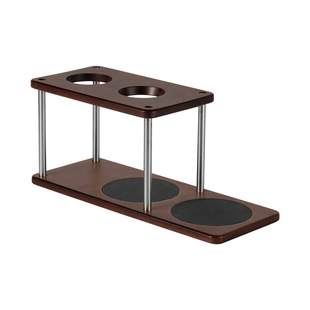 Solid Wood Hand-Brewed Coffee Stand Camping Style Portable Removable Coffee Set Sapele Wood Coffee Accessories Wholesale