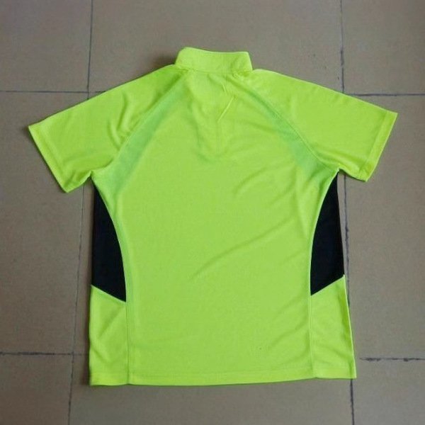 Costume manufacturers customized lapel fluorescent green T -shirt…