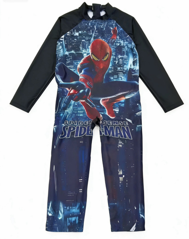 Traje de baño para niños de manga larga con protección solar de secado rápido, traje de buceo para bebés, traje de surf, venta al por mayor para niños image 12