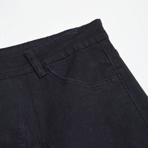Foreign trade men's jeans casual slim cross-border men's wear ripped patch stretch wear-resistant men's pants