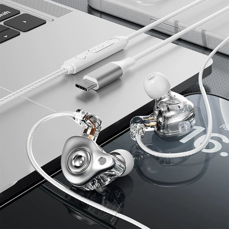 Новый частный модельный HIFI лихорадочный проводной наушники компьютерный мобильный игровой гарнитур с микрофоном, подключение и несъемный кабель
