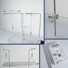 俊星魚缸燈架水族水草燈具吊架支架鋁合金可調高低度海水淡水配件