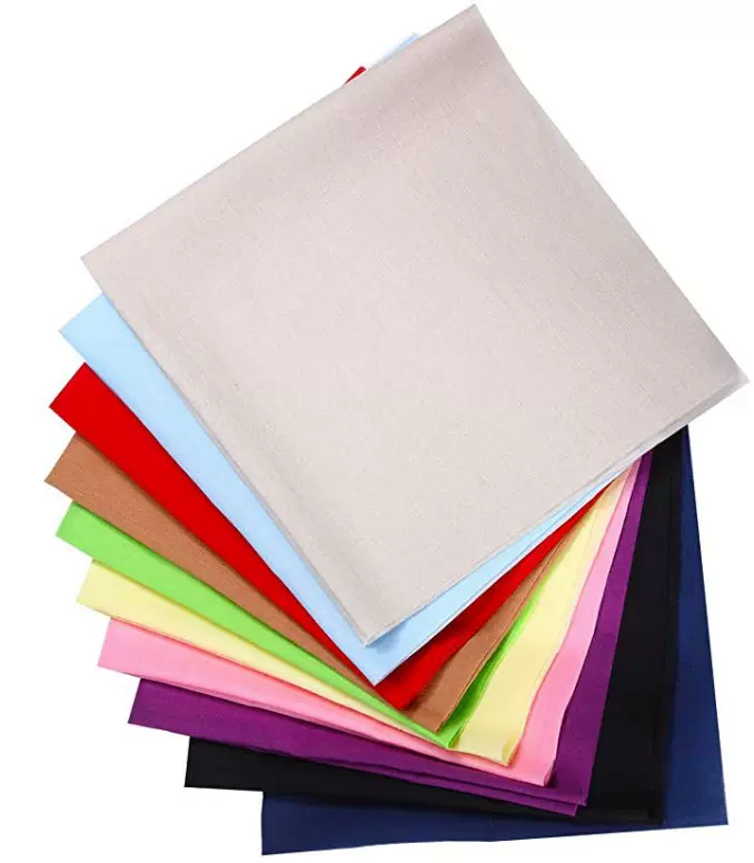 布艺DIY 拼布布料纯色零布碎布头 棉布 纯色100色可选