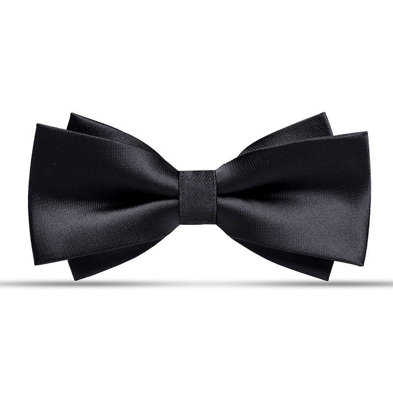 ↤↤↤우아한 블랙 글로시 나비넥타이