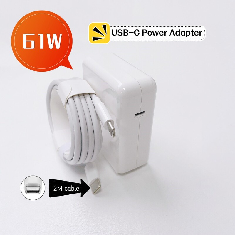 61W Charger Cable Is Suitable for Apple 17 Tablet, MacBook Laptop Charging Head Adapter Data Cable 61W Charger Cable Is Suitable for Apple 17 Tablet, MacBook Laptop Charging Head Adapter Data Cable