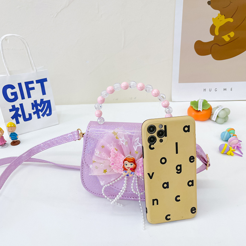 2025 mochila coreana para niñas, princesa de moda, bolsas de mano para niños, bolsas de perlas para niñas, bolsas de cambio, accesorios