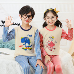 Children's warm innerwear set with extra padding, unisex turtleneck winter pants for boys, girls' sleepwear and home clothes