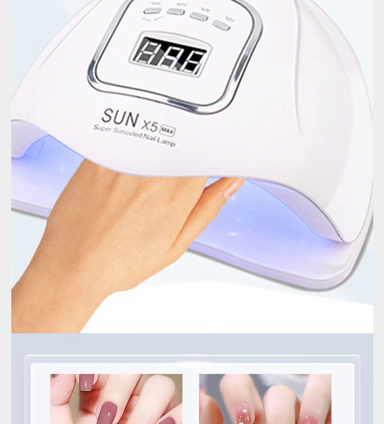 Tırnak Manikür UV LED Işık Kurutma Makinesi Hızlı Kuruyan Tırnak Cilası Işık Kurutucusu Ev ve Salon Kullanımı Tırnak Manikür Seti