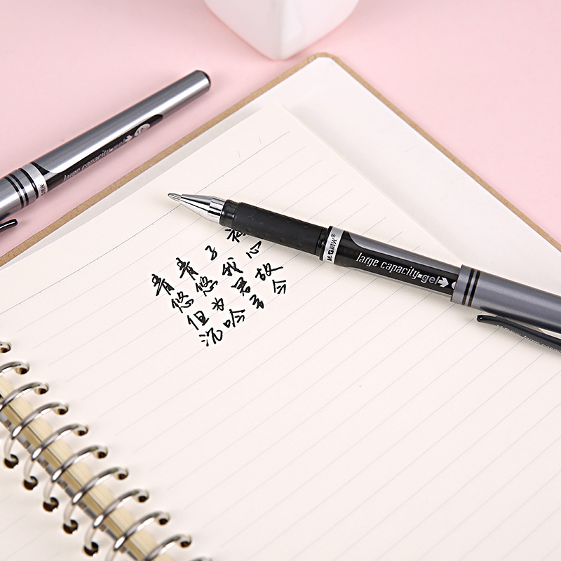 朝光中性筆1.0mm学生書道事務太く中性筆AGP13604大画サイン|undefined