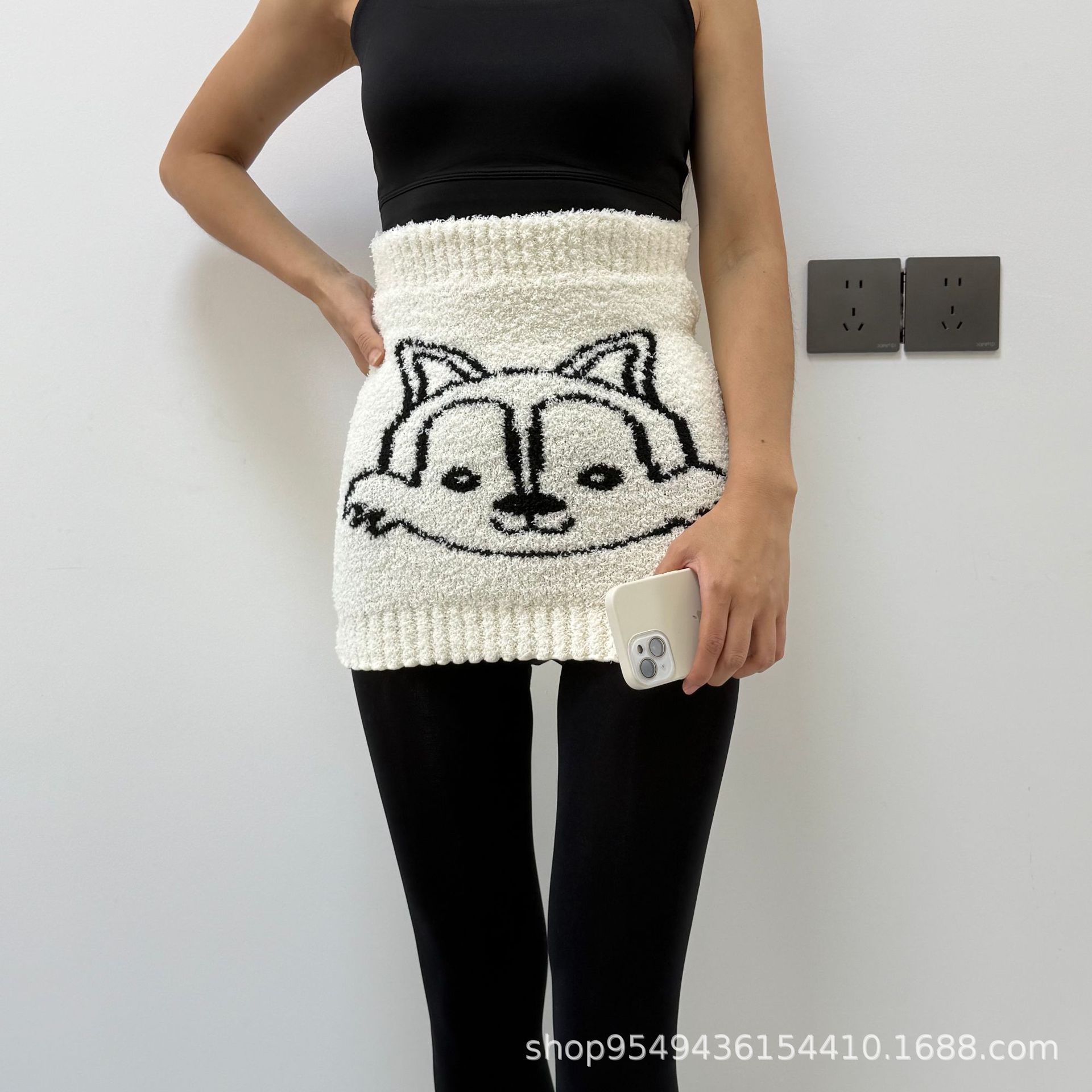 Autumn and Winter Extra Long and Thickeneded Loose Large Size Waist Belt for Pregnant Women to Protect Belly for Fat People to Protect Belly during Confinement to Prevent Cold Belly Girdle Wholesale