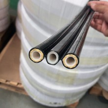 黄色芳纶线三排软管高压增强三联三连尼龙树脂管耐磨耐油液压油管