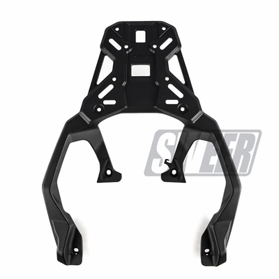 Applicable to 17-20 Honda XADV750 X-adv modified rear tail rack rear shelf tail box bracket luggage rack (Motorcycle tail) - black-shelves-after-17-20-years