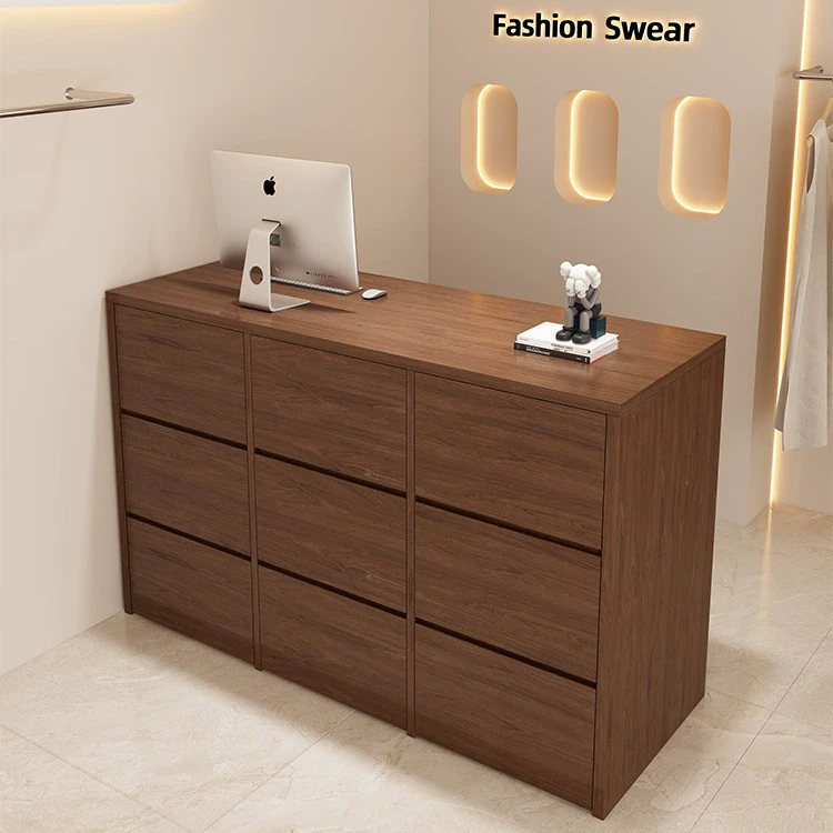 Магазин одежды кассовый стол легкий экстравагантный бар винтажный магазин женской одежды