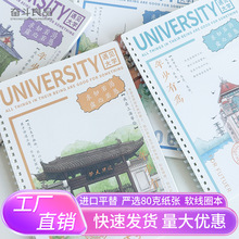 【奋斗良品】遇见大学-2系列（共4图）软线圈本（50张80克纸）