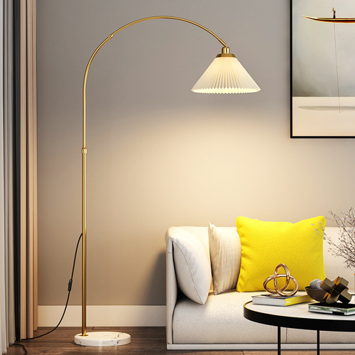 Minimalist Luxury Warm Creative Personal Simple Living Room Bedroom Bedside Study Desk Floor Lamp Fishing Standing Lamp for Internet Celebrity