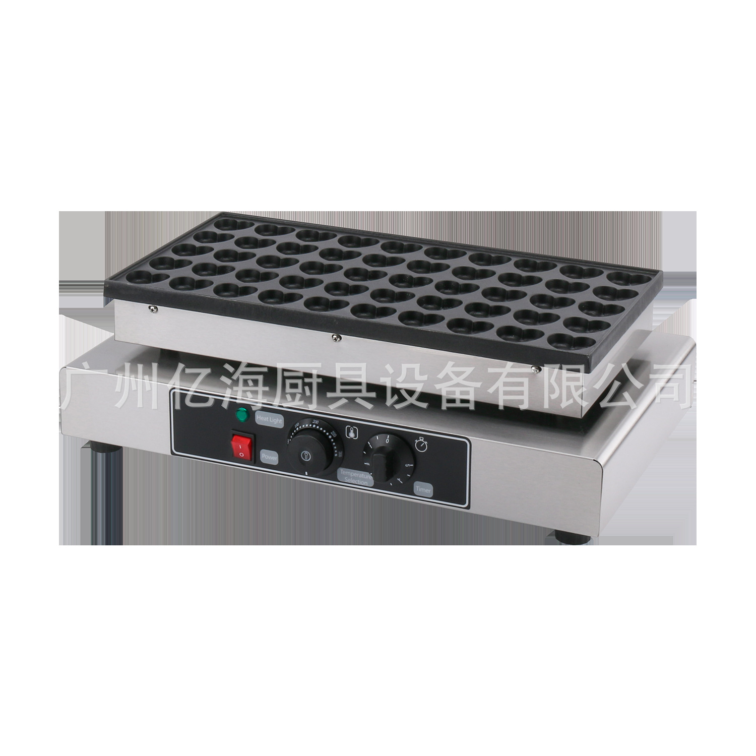 商用電熱日式松餅機2550100孔銅鑼燒馬卡龍華夫餅爐小吃烤餅設備