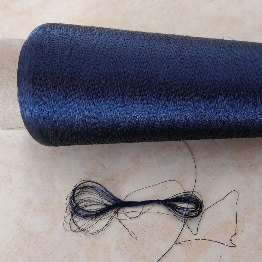 玫瑰金金片包涤纶芯缝纫车包包线亮银片包黑芯芯缝制塑料彩线