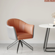 旋转椅子家用办公椅现代简约沙发椅网红阳台洽谈桌椅休闲靠背椅子