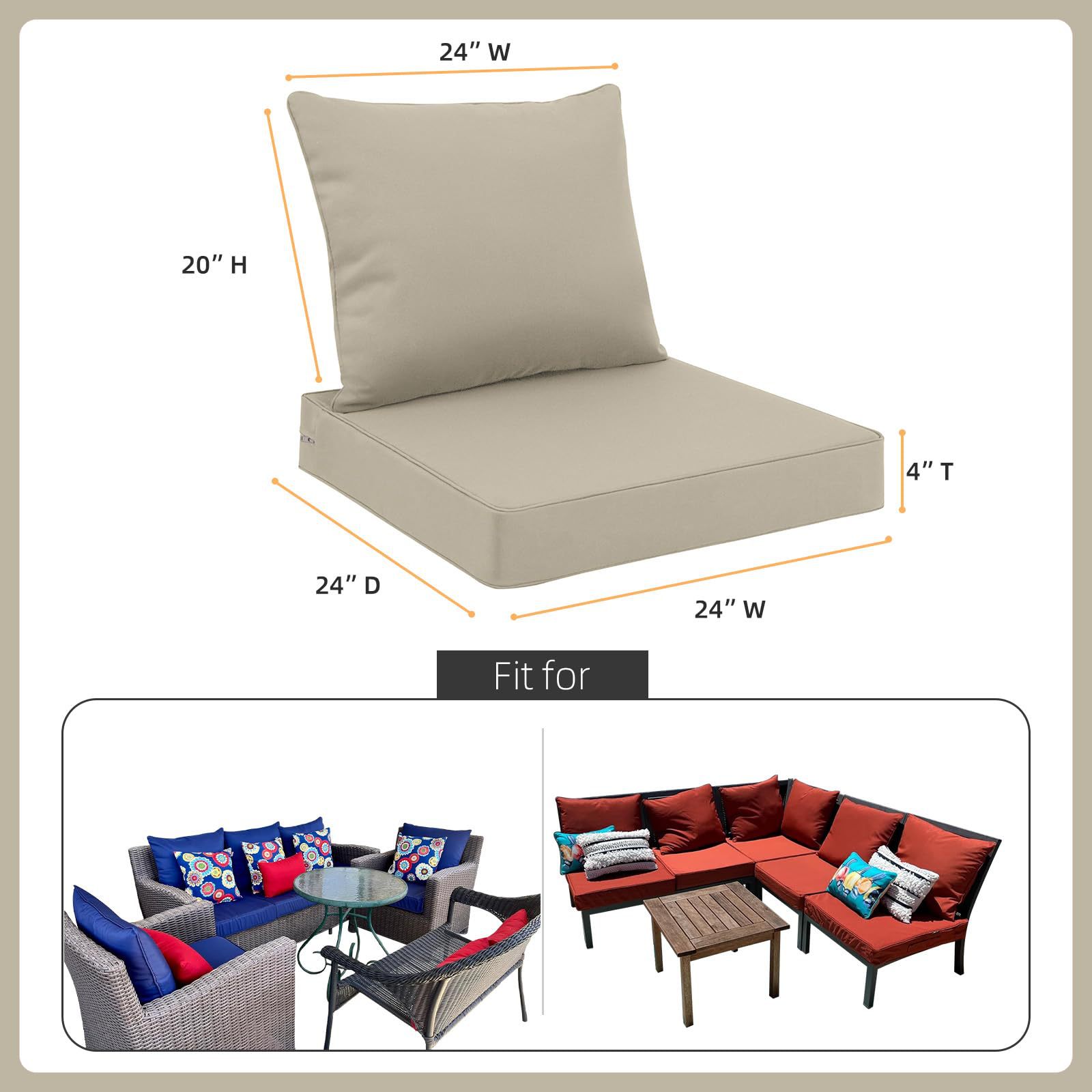 Cojín de muebles de patio transfronterizos almohada de esponja compresible almohada de asiento cojín de asiento de hogar al aire libre conjunto de almohada