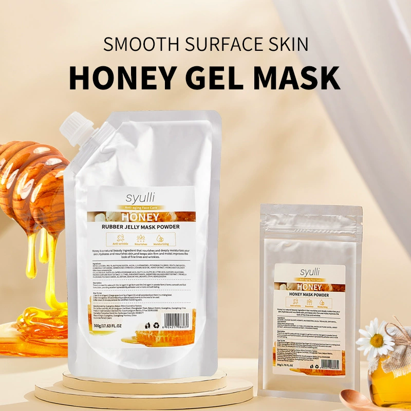 Трансграничный салон красоты Взрывающая золотая SPA медовая мягкая пленка гелевая пленка порошок увлажняющая и осветляющая маска