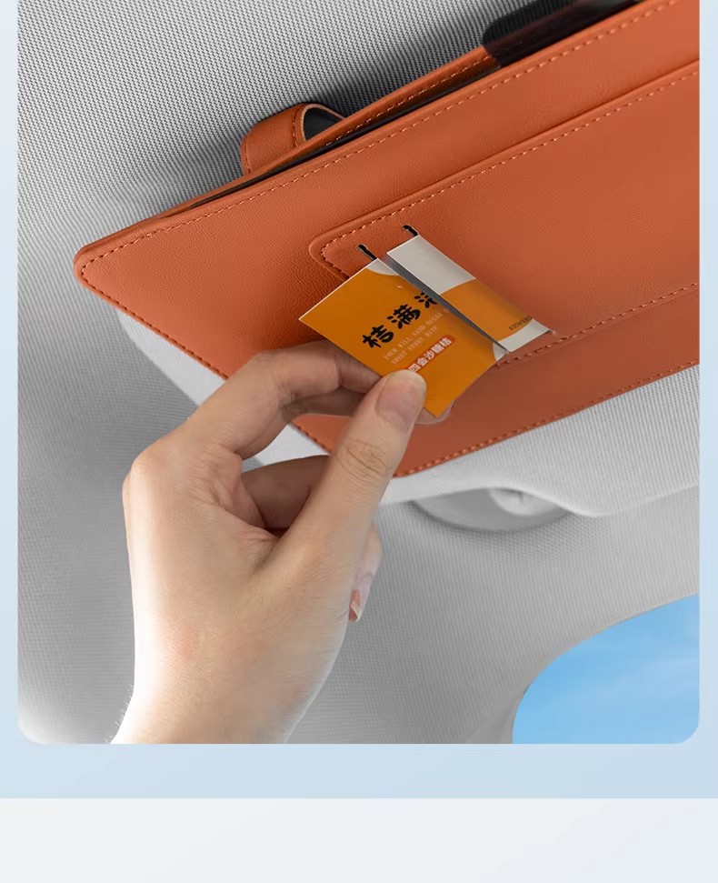 Cross-Border Car Front Sun Visor Extension Board Multi-Functional Storage Sunglasses Car Universal Retractable Extended Sunshade