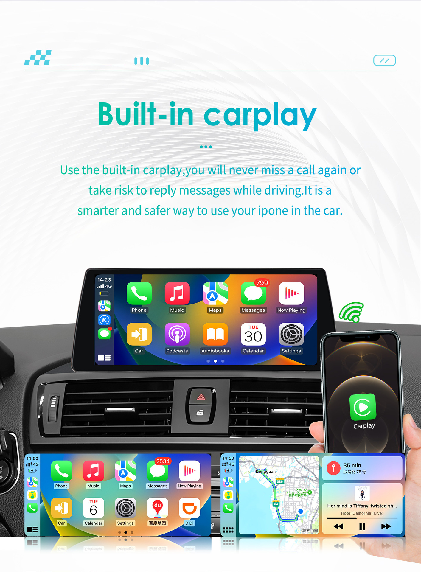 10.25inch Hd Large Screen Suitable for 12-16 Bmw 1 Series F20 F21 Android Car Navigator Gps