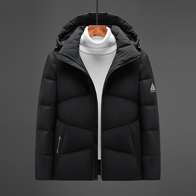 Down short 2023 new Korean version trendy lightweight workwear handsome winter outfit thick men's jacket_voghion.com