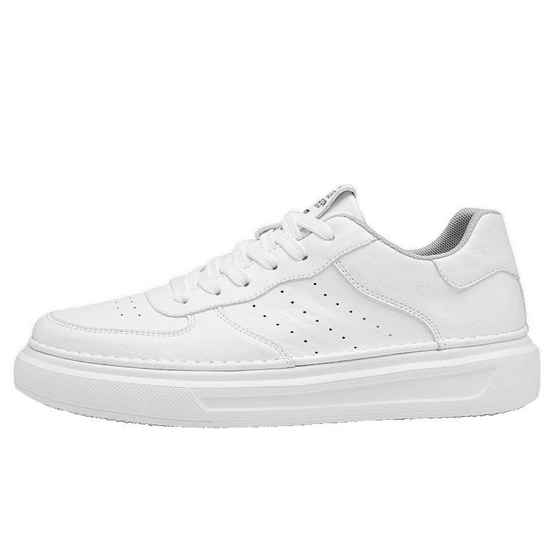 Zapatos de hombre 2025 nuevo estilo de primavera versátil zapatos de cuero transpirables casuales zapatos de pizarra antideslizantes zapatos de moda juveniles