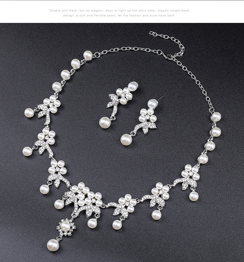 2022 Nuova collana di perle a forma di ramo con abito da sposa con catena e colletto con ornamenti in stile etnico_voghion.com