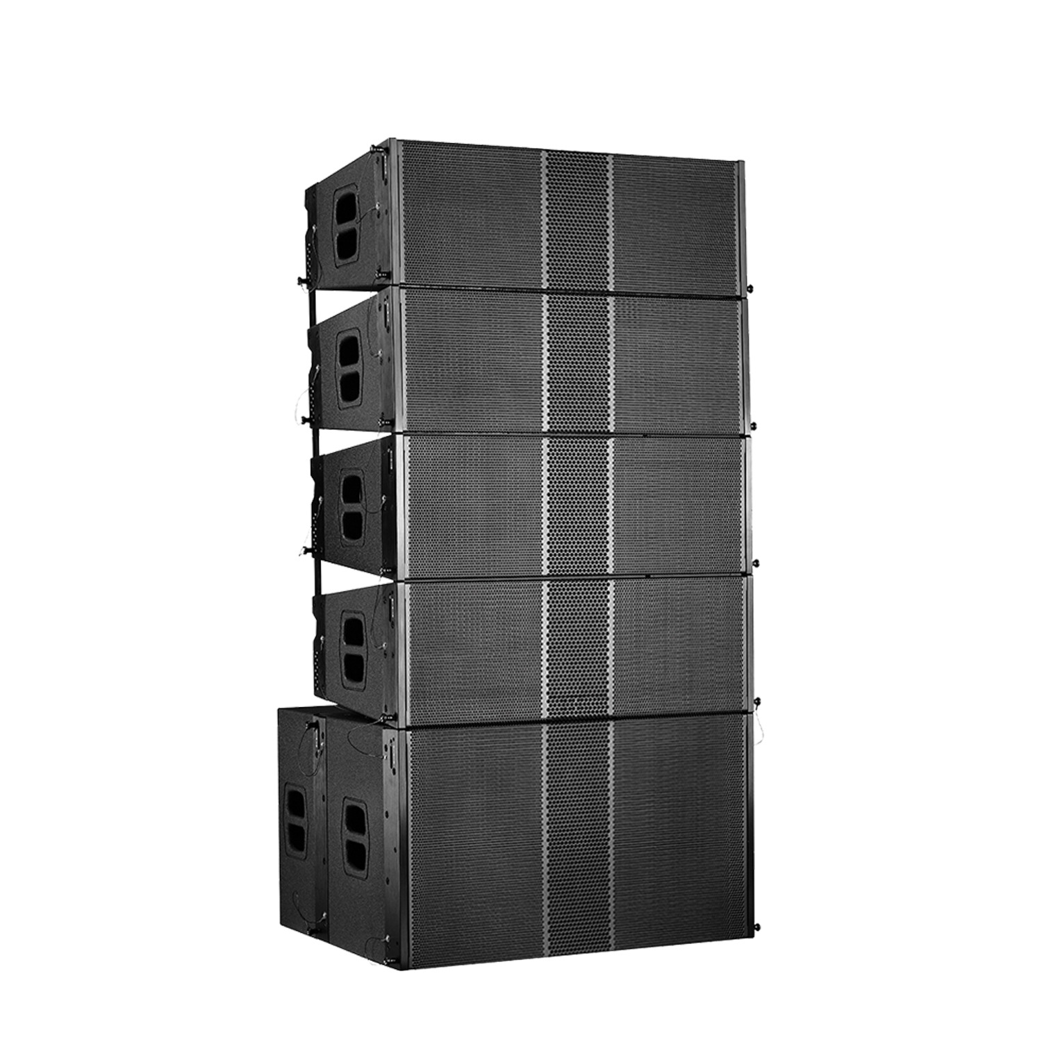 Doble 12 pulgadas altavoz de matriz lineal escenario al aire libre impermeable acústico de matriz lineal activa de alto rendimiento de alta potencia profesional