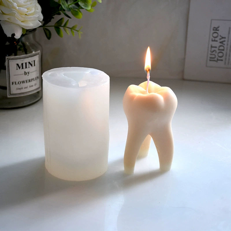 Three dimensional realistic candle, aromatherapy, diffuser, incense stone, silicone mold, direct factory sales