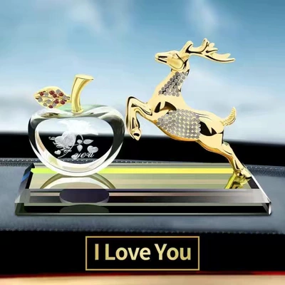 Car ornaments: aromatherapy supplies car central control - brick-deer-apple-rose-love