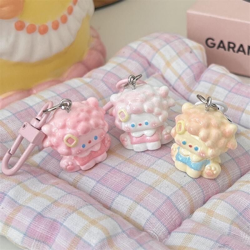 Soft and Cute Full-Body Three-Dimensional Lamb Keychain Student Cute Cartoon Bag Pendant Couple Bestie Gift Bag Pendant Soft and Cute Full-Body Three-Dimensional Lamb Keychain Student Cute Cartoon Bag Pendant Couple Bestie Gift Bag Pendant