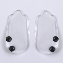 Orthopedic insole O-type leg inner/outer pigeon toe heel pad magnetic silicone heel wear walking posture correction magnet heel pad