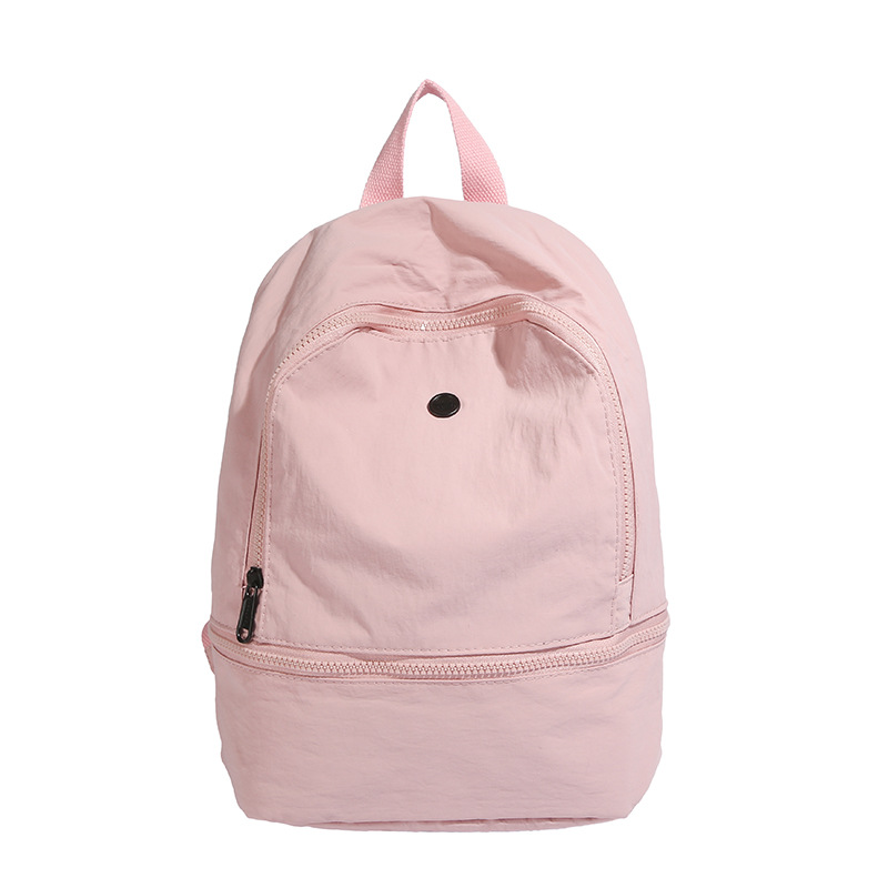2025 nueva mochila para niños, color sólido simple, mochila de gran capacidad para niños y niñas