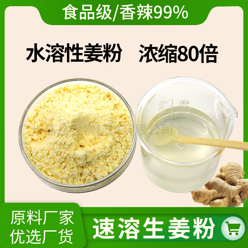 食品级红糖姜茶原料浓缩80倍水溶性速溶生姜粉姜辣素干姜粉提取物