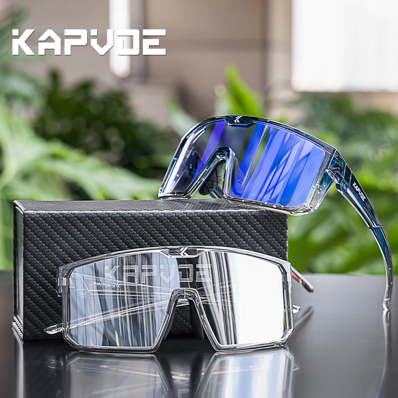 Gafas de Ciclismo Deportivo de TR90 con Protección UV y Marco Completo para Deportes al Aire Libre