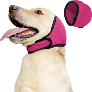 Pet Dog Earmuffs, Summer Swimming Waterproof Headgear, Noise Reduction and Soundproofing, Dog Emotional Comfort Headgear, Anti-Frightening
