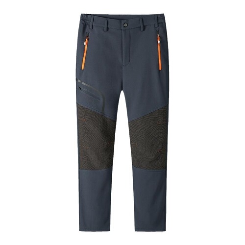 Outdoor sports trousers for men and women, thickened velvet, autumn and winter large size waterproof soft shell fleece ski mountaineering trousers