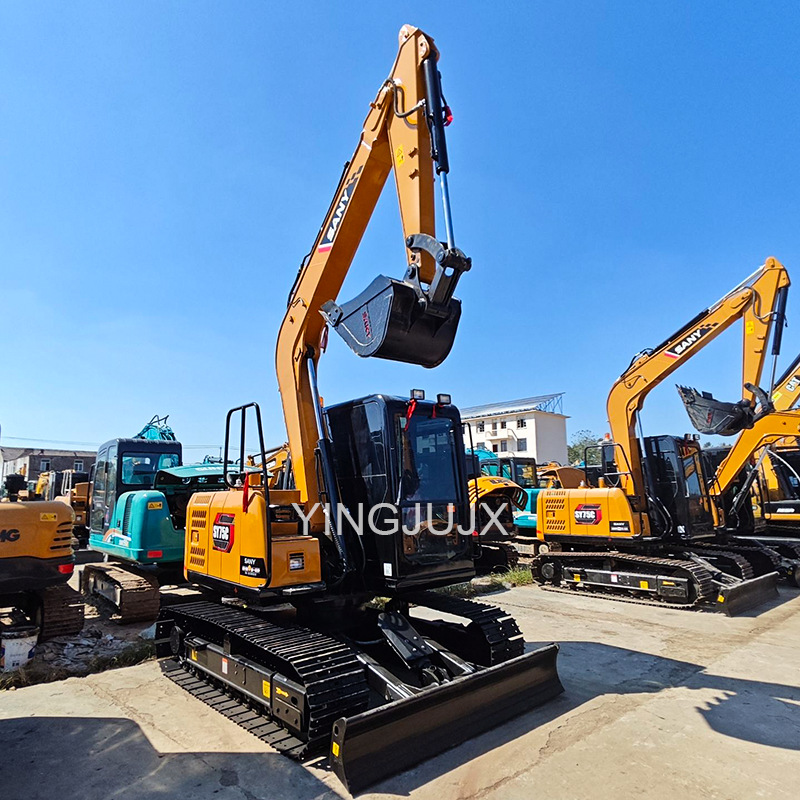 Excavadora Sany75 orugas 75C de segunda mano Excavadora Sany exportaciones de comercio exterior image 3